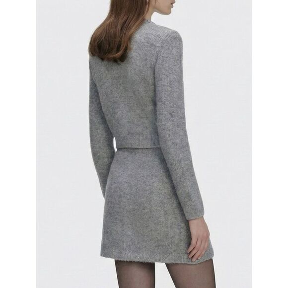 Self-Portrait Sweater Woman Grey - Picture 3 of 4